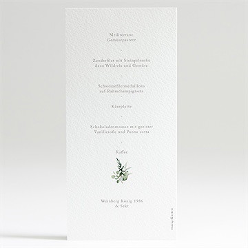 Menükarte Konfirmation Schöne Poesie - vue 2