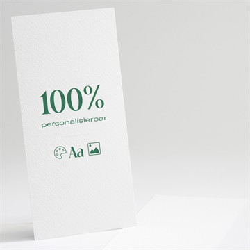 Menükarte Konfirmation blanco - 10x21cm (n221376)