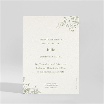 Trauerkarte baum des lebens - vue 2