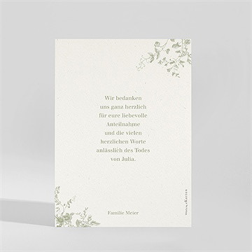 Trauerdanksagung Baum Des Lebens - vue 2