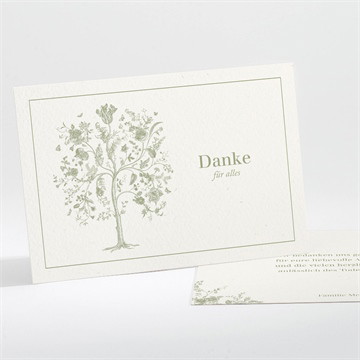 Trauerdanksagung baum des lebens - querformat
