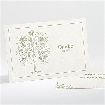 Trauerdanksagung Baum Des Lebens - Querformat