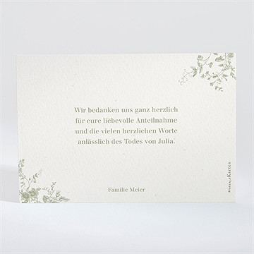 Trauerdanksagung Baum Des Lebens - Querformat - vue 2