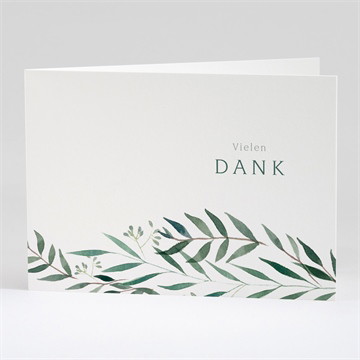 Trauerdanksagung erinnerung - klappkarte