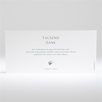 Trauerdanksagung Sehnsucht - vue 2