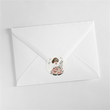 Aufkleber Kommunion Blumenfest - vue 3