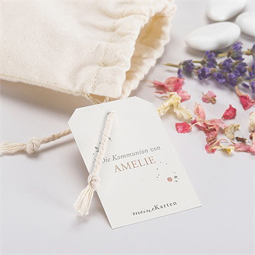 Geschenkbeutel Kommunion Blumenfest - vue 2