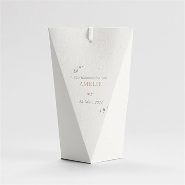 Geschenkbox Kommunion Blumenfest - Schachtel - vue 4
