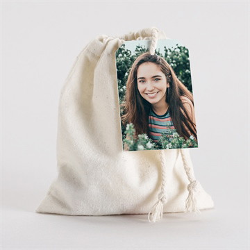 Geschenkbeutel Konfirmation vergoldeter fisch