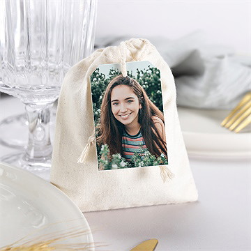 Geschenkbeutel Konfirmation Vergoldeter Fisch - vue 3