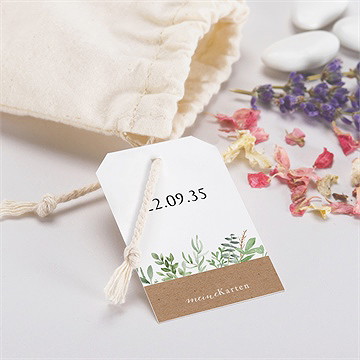 Geschenkbeutel Konfirmation Kraftpapier - vue 2