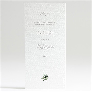 Menükarte Taufe eukalyptuskranz - vue 2