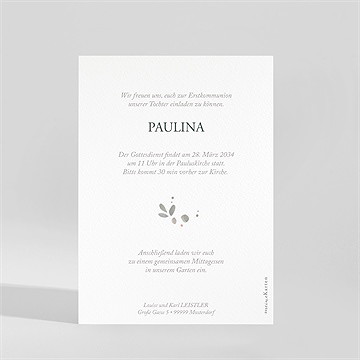 Einladung Kommunion engelchen - vue 2