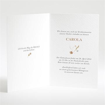 Einladung Kommunion flieg taube - vue 2