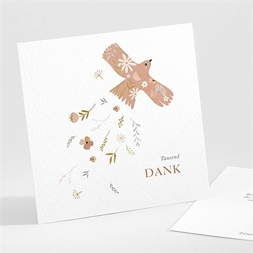 Dankeskarte Kommunion flieg taube