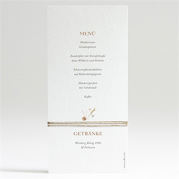 Menükarte Kommunion flieg taube - vue 2