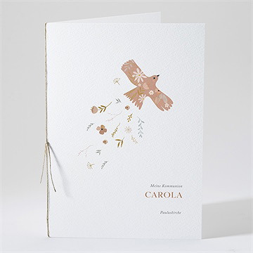 Kirchenheft Kommunion flieg taube