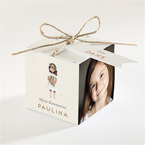 Geschenkbox Kommunion blumenmädchen
