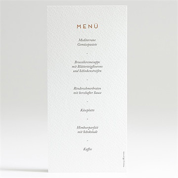 Menükarte Kommunion blumenmädchen - vue 2