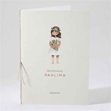 Kirchenheft Kommunion blumenmädchen