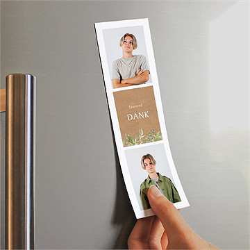 Dankeskarte Konfirmation fotostreifen - magnet - vue 2