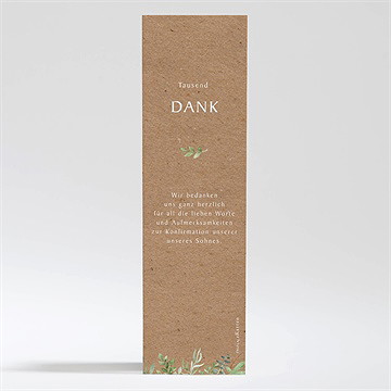 Dankeskarte Konfirmation fotostreifen - vue 2