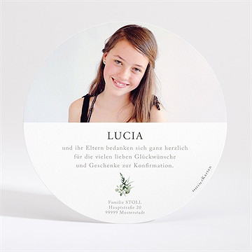 Dankeskarte Konfirmation schöne poesie - vue 2