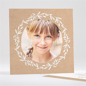 Dankeskarte Konfirmation goldenes initial