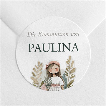Aufkleber Kommunion Engelchen