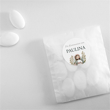 Aufkleber Kommunion Engelchen - vue 4