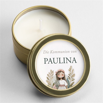 Kerze Kommunion engelchen