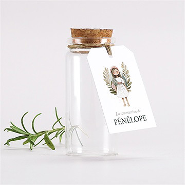 Glasfläschchen Mit Korken Kommunion Engelchen