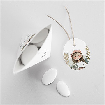 Geschenkbox Kommunion Engelchen - Schachtel - vue 3