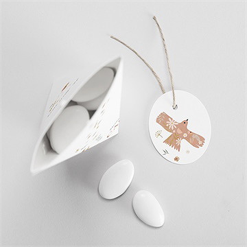 Geschenkbox Kommunion Flieg Taube - Schachtel - vue 3