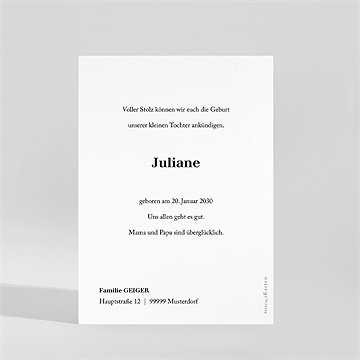 Geburtskarte worterklärung - vue 2