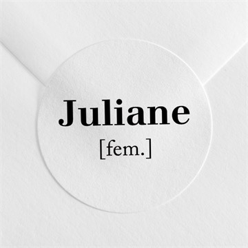 Sticker Geburt Worterklärung