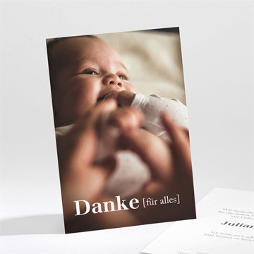 Dankeskarte Geburt Worterklärung