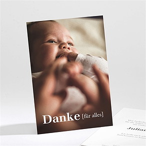 Dankeskarte Geburt worterklärung