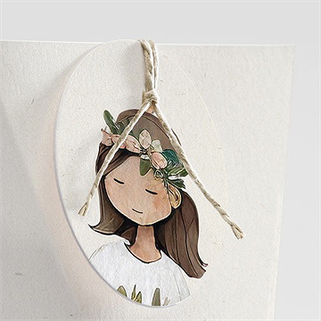 Geschenkbox Kommunion Blumenmädchen - Schachtel - vue 2