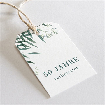 Geschenkanhänger Hochzeitsjubiläum alles in einem - 50 jahre