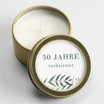 Kerze Hochzeitsjubiläum alles in einem - 50 jahre