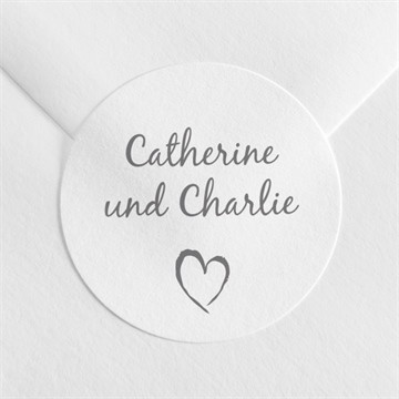 Aufkleber Hochzeitsjubiläum goldenes herz