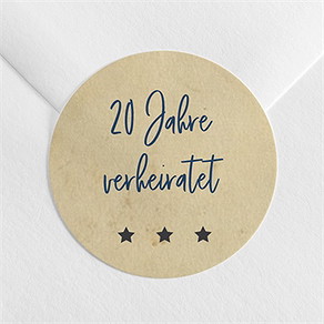 Aufkleber Hochzeitsjubiläum telegramm zum jubiläum