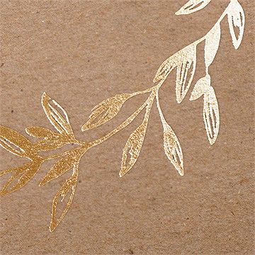 Einladung Kommunion blattgold der seele - vue 2