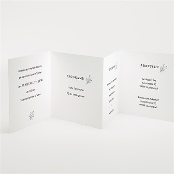 Einladung Kommunion blätterzeichnung - vue 2