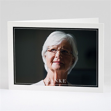 Trauerdanksagung Für Die Ewigkeit - Klappkarte