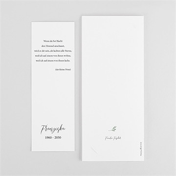 Trauerdanksagung Lavendelzweig - Fotostreifen - vue 3