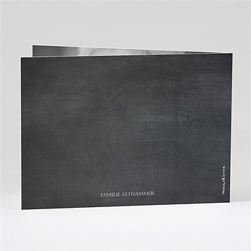 Trauerdanksagung Lilien - Klappkarte - vue 3