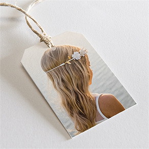 Geschenkanhänger Kommunion moderne schlichtheit