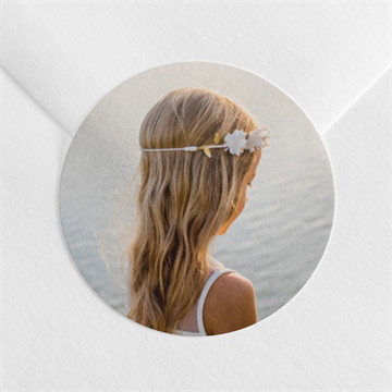 Aufkleber Kommunion Moderne schlichtheit